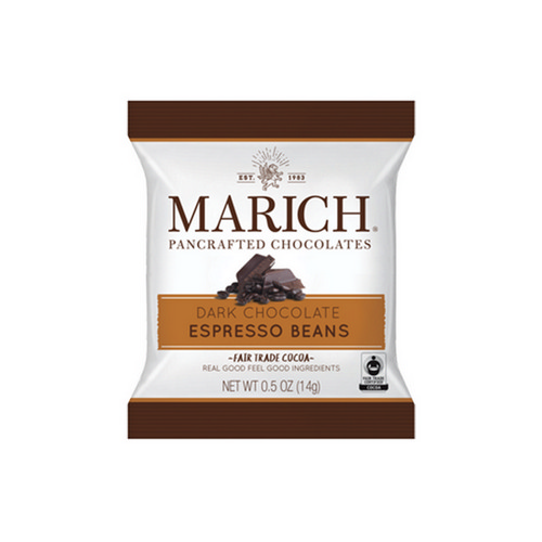 Marich Dark Chocolate Espresso Beans 5oz/14g SAKSCO Gourmet Basket