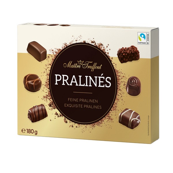Maitre Truffout Assort Gold Box Pralines 180g