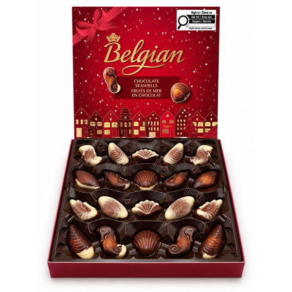 The Belgian Seashell Chocolates Christmas 195g/6.9oz 1