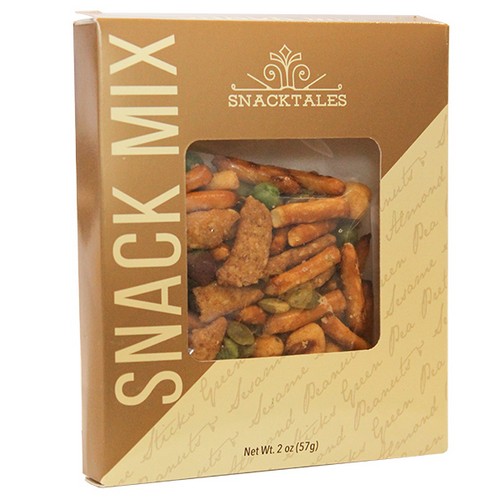 Snacktales Window Box Snack Mix Gold/Beige 57g/2 oz