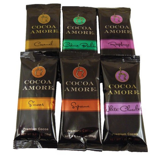 Coffee Masters Cocoa Amore Asst 6 Flavors 35g/1.25 oz SAKSCO Gourmet