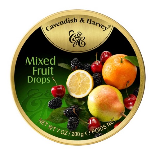 +Cavendish & Harvey Mixed Fruit Drops 200g SAKSCO Gourmet Basket Supplies