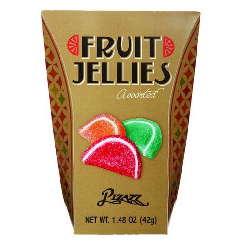 Pizazz Fruit Jellies Gold 1.48 oz/42g