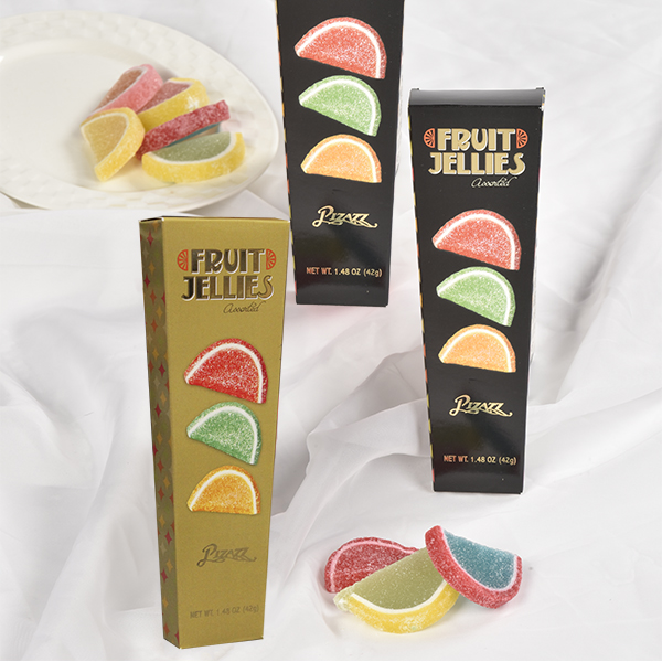 Pizazz Fruit Jellies Gold 42g/1.48 oz 1